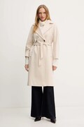 Vlněný kabát Weekend Max Mara RESINA béžová barva, 2525016102600