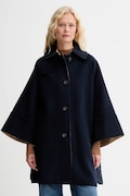 Палто с вълна Weekend Max Mara RUFO в тъмносиньо  2525496012600
