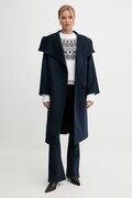 MAX&Co. płaszcz wełniany kolor granatowy 2526016014200