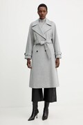 Marella palton de lână culoarea gri, 2523016071200