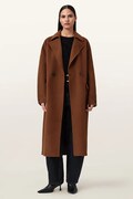 Kaput s dodatkom vune AllSaints SELLMA boja: bordo, W019OD