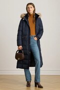 Пухова куртка Lauren Ralph Lauren колір синій демісезонна 297P04092