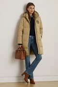 Plašč Lauren Ralph Lauren bež barva, 297P04126