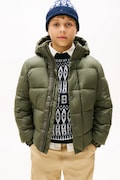 Tommy Hilfiger kurtka dziecięca kolor zielony KB0KB10093