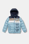 Παιδικό μπουφάν Guess χρώμα: μπλε, L5BL09 WEGY0