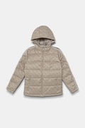 Παιδικό μπουφάν Guess χρώμα: μπεζ, L5BL19 WFIQ2