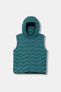 United Colors of Benetton vestă copii culoarea turcoaz, 2TWDCJ00R