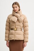 Куртка Elisabetta Franchi колір бежевий зимова PI83D56E2