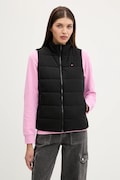 Prsluk Tommy Jeans boja: crna, za prijelazno razdoblje, DW0DW21409