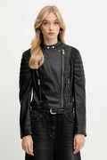 Куртка Guess JEANNINE колір чорний демісезонна W5YL19 WHDS0