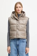 Guess vestă ERNESTINE culoarea bej, de iarnă, W5YL11 WHDO2