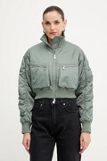 Bomber bunda Pinko zelená barva, zimní, 105339 A2OI