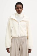 Pinko kurtka z dodatkiem wełny damska kolor beżowy przejściowa oversize 105975 A2YV