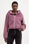 Pinko kurtka z dodatkiem wełny damska kolor różowy przejściowa oversize 105975 A2YV