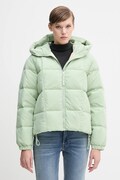 Пухова куртка United Colors of Benetton колір зелений зимова oversize 22T6DN086