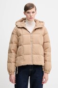Пухова куртка United Colors of Benetton колір коричневий зимова oversize 22T6DN086