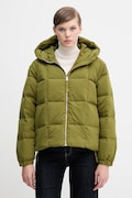 Пухова куртка United Colors of Benetton колір зелений зимова oversize 22T6DN086