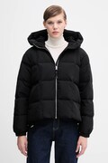 Пухова куртка United Colors of Benetton колір чорний зимова oversize 22T6DN086