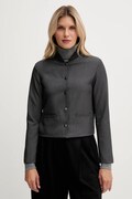 Jakna United Colors of Benetton siva barva, 2R4CDW03B