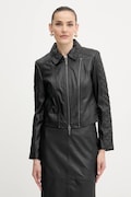 Armani Exchange kurtka skórzana kolor czarny przejściowa XW000654 AF16212