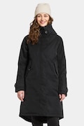 Куртка Didriksons LUNA колір чорний зимова oversize 505930