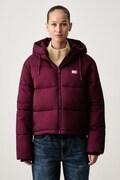 Tommy Jeans prošivena jakna za žene bordo DW0DW21625