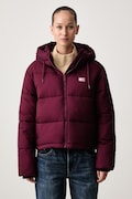 Tommy Jeans prošivena jakna za žene bordo DW0DW21625
