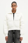 Tommy Jeans kurtka kolor beżowy zimowa oversize DW0DW21659