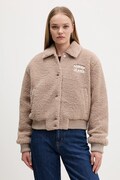Tommy Jeans kurtka kolor brązowy zimowa DW0DW21666