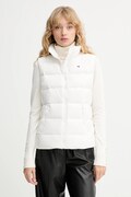 Tommy Jeans vestă de puf culoarea alb, de iarna, DW0DW21622