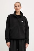 The North Face gyapjú pulóver Yumiori Off fekete, sima, NF0A8EUZJK31