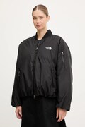 Bomber bunda The North Face Choqa černá barva, zimní, oversize, NF0A8F1WJK31
