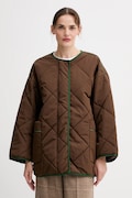 American Vintage geacă culoarea maro, de tranziție, oversize, VOW16A