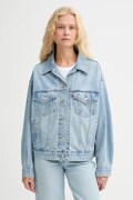 Levi's kurtka jeansowa kolor niebieski przejściowa A1743