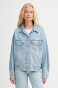 Levi's kurtka jeansowa kolor niebieski przejściowa A1743