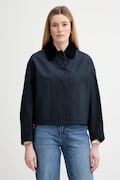 Бавовняна куртка A.P.C. Veste Becca колір синій демісезонна oversize COHIL.F02990