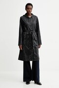 Rains kurtka 12040 A-Line Longer W Jacket kolor czarny przejściowa 12040