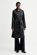 Куртка Rains 12040 A-Line Longer W Jacket колір чорний демісезонна 12040