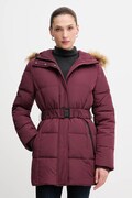 Pepe Jeans kurtka kolor bordowy zimowa PL4024336