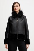 Twinset geacă culoarea negru, de tranzitie, 252TP2410