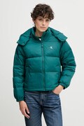 Пухова куртка Calvin Klein Jeans колір бірюзовий зимова oversize LV047D501G