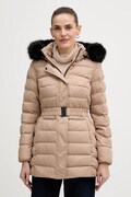 Geox kurtka puchowa CATRIA kolor beżowy zimowa W5626G T3152