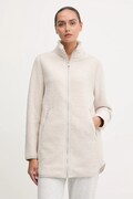 Fleecová mikina Jack Wolfskin HIGH CURL béžová farba, jednofarebná, A65074