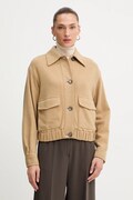 Marella jachetă din amestec de lână Emme by Marella culoarea maro, de tranziție, 2525906081200
