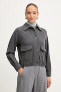 Marella jachetă din amestec de lână Emme by Marella culoarea gri, de tranziție, 2525906081200