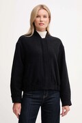 Tommy Hilfiger jachetă din amestec de lână culoarea negru, de tranziție, WW0WW45724
