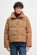 Tommy Hilfiger kurtka puchowa kolor brązowy zimowa oversize WW0WW47294