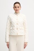 Tommy Hilfiger kurtka puchowa kolor beżowy przejściowa WW0WW47449