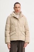 BOSS kurtka kolor beżowy zimowa 50546845