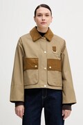 Barbour kurtka PHOEBE kolor beżowy przejściowa oversize LCA0371